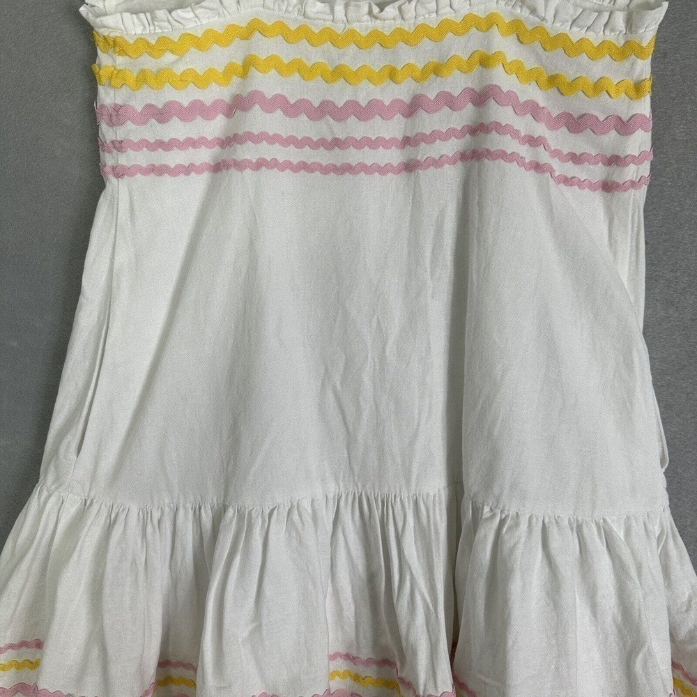 Lisa Marie Fernandez Target Dress Women Sz Small Mini Sundress Summer Rick Rack - Picture 12 of 15